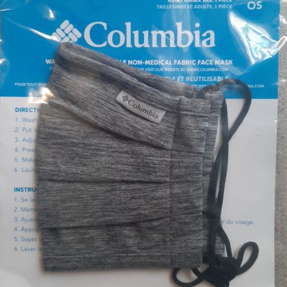 2-Columbia Non-Medical Fabric Face Mask Adult O/S Washable & Reusable UPF 50 - Picture 1 of 2